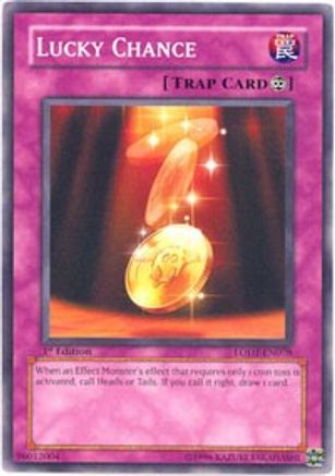 Lucky Chance (LODT-EN078) - Light of Destruction Unlimited - Premium Yugioh Single from Konami - Just $0.25! Shop now at Game Crave Tournament Store