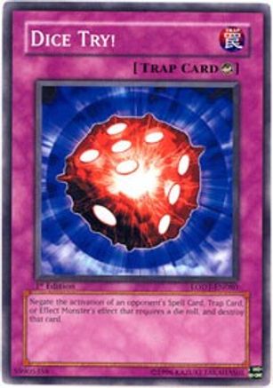 Dice Try! (LODT-EN080) - Light of Destruction Unlimited - Premium Yugioh Single from Konami - Just $0.08! Shop now at Game Crave Tournament Store