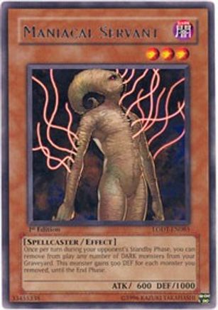 Maniacal Servant (LODT-EN085) - Light of Destruction Unlimited - Premium Yugioh Single from Konami - Just $0.25! Shop now at Game Crave Tournament Store