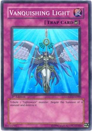 Vanquishing Light (LODT-EN089) - Light of Destruction Unlimited - Premium Yugioh Single from Konami - Just $0.26! Shop now at Game Crave Tournament Store