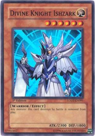 Divine Knight Ishzark (LODT-EN091) - Light of Destruction Unlimited - Premium Yugioh Single from Konami - Just $0.56! Shop now at Game Crave Tournament Store