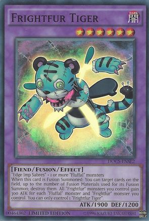 Frightfur Tiger (DOCS-ENSE2) - Dimension of Chaos Limited - Premium Yugioh Single from Konami - Just $7.21! Shop now at Game Crave Tournament Store