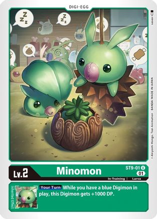 Minomon (ST9-01) - Starter Deck 09: Ultimate Ancient Dragon - Premium Digimon Single from Bandai - Just $0.25! Shop now at Game Crave Tournament Store