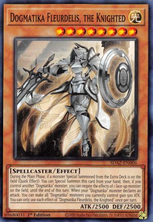 Dogmatika Fleurdelis, the Knighted (SDAZ-EN006) - Structure Deck: Albaz Strike 1st Edition - Premium Yugioh Single from Konami - Just $0.25! Shop now at Game Crave Tournament Store