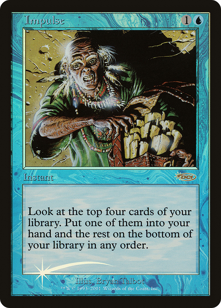 Impulse (F01-011) - Friday Night Magic 2001 Foil - Premium MTG Single from Wizards of the Coast - Just $9.65! Shop now at Game Crave Tournament Store
