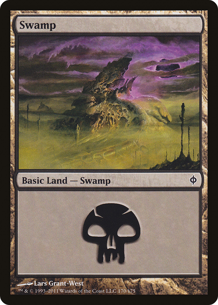 Swamp (NPH-170) - New Phyrexia - Premium MTG Single from Wizards of the Coast - Just $0.08! Shop now at Game Crave Tournament Store