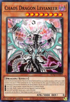 Chaos Dragon Levianeer (SDAZ-EN009) - Structure Deck: Albaz Strike 1st Edition - Premium Yugioh Single from Konami - Just $0.25! Shop now at Game Crave Tournament Store