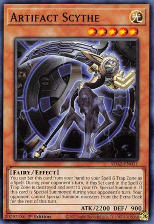 Artifact Scythe (SDAZ-EN011) - Structure Deck: Albaz Strike 1st Edition - Premium Yugioh Single from Konami - Just $0.25! Shop now at Game Crave Tournament Store