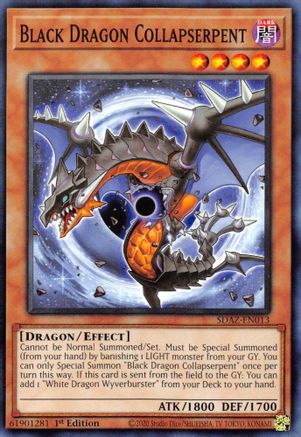 Black Dragon Collapserpent (SDAZ-EN013) - Structure Deck: Albaz Strike 1st Edition - Premium Yugioh Single from Konami - Just $0.25! Shop now at Game Crave Tournament Store