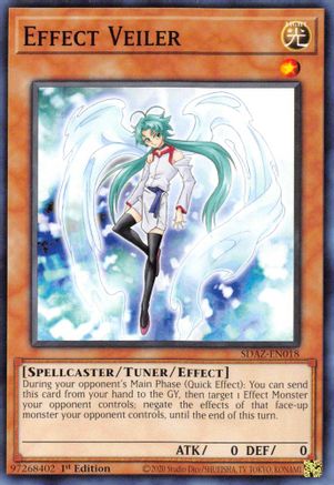 Effect Veiler (SDAZ-EN018) - Structure Deck: Albaz Strike 1st Edition - Premium Yugioh Single from Konami - Just $0.35! Shop now at Game Crave Tournament Store