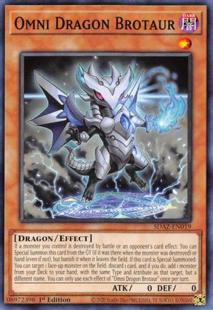 Omni Dragon Brotaur (SDAZ-EN019) - Structure Deck: Albaz Strike 1st Edition - Premium Yugioh Single from Konami - Just $0.25! Shop now at Game Crave Tournament Store