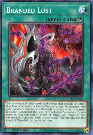 Branded Lost (SDAZ-EN020) - Structure Deck: Albaz Strike 1st Edition - Premium Yugioh Single from Konami - Just $0.25! Shop now at Game Crave Tournament Store