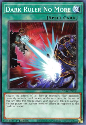 Dark Ruler No More (SDAZ-EN030) - Structure Deck: Albaz Strike 1st Edition - Premium Yugioh Single from Konami - Just $0.25! Shop now at Game Crave Tournament Store