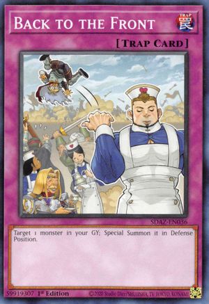 Back to the Front (SDAZ-EN036) - Structure Deck: Albaz Strike 1st Edition - Premium Yugioh Single from Konami - Just $0.08! Shop now at Game Crave Tournament Store