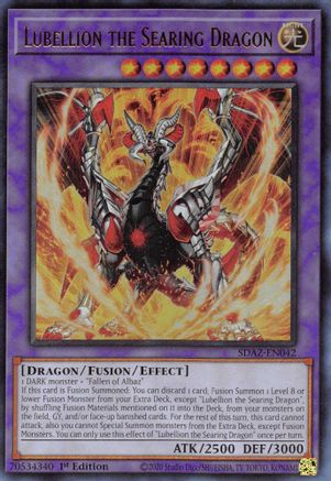 Lubellion the Searing Dragon (SDAZ-EN042) - Structure Deck: Albaz Strike 1st Edition - Premium Yugioh Single from Konami - Just $0.26! Shop now at Game Crave Tournament Store