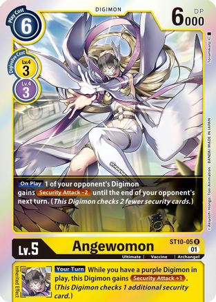 Angewomon (ST10-05) - Starter Deck 10: Parallel World Tactician Foil - Premium Digimon Single from Bandai - Just $0.25! Shop now at Game Crave Tournament Store