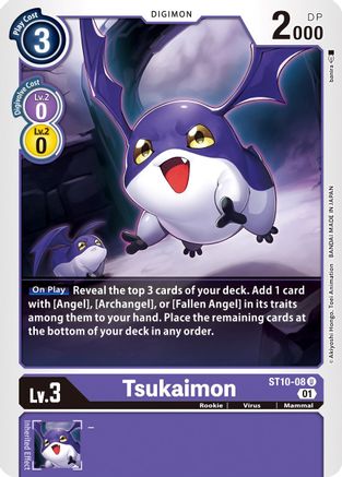 Tsukaimon (ST10-08) - Starter Deck 10: Parallel World Tactician - Premium Digimon Single from Bandai - Just $0.25! Shop now at Game Crave Tournament Store