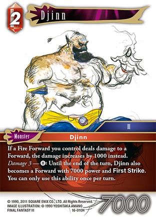 Djinn (EMISSARIES OF LIGHT) Foil - Premium Final Fantasy Single from Emissaries of Light - Just $0.41! Shop now at Game Crave Tournament Store