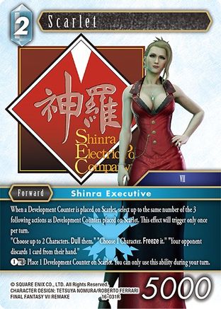 Scarlet (EMISSARIES OF LIGHT) Foil - Premium Final Fantasy Single from Emissaries of Light - Just $0.72! Shop now at Game Crave Tournament Store