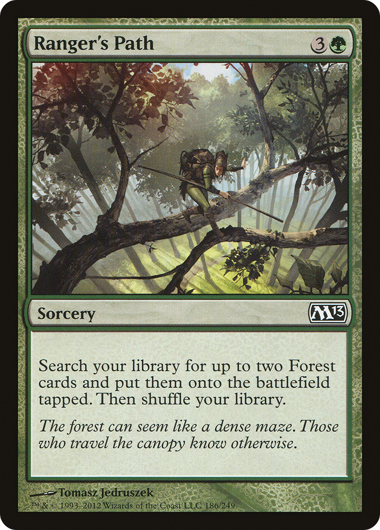 Ranger's Path (M13-186) - Magic 2013 - Premium MTG Single from Wizards of the Coast - Just $0.08! Shop now at Game Crave Tournament Store