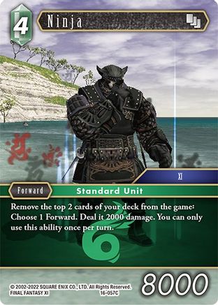 Ninja (EMISSARIES OF LIGHT) Foil - Premium Final Fantasy Single from Emissaries of Light - Just $0.25! Shop now at Game Crave Tournament Store