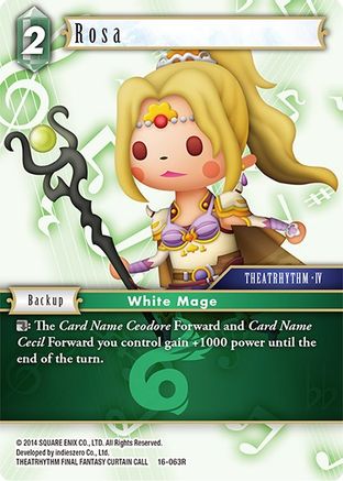 Rosa (EMISSARIES OF LIGHT) Foil - Premium Final Fantasy Single from Emissaries of Light - Just $0.42! Shop now at Game Crave Tournament Store