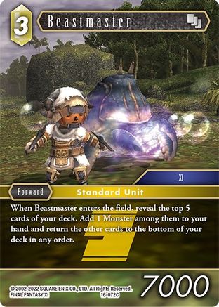 Beastmaster (EMISSARIES OF LIGHT) Foil - Premium Final Fantasy Single from Emissaries of Light - Just $0.26! Shop now at Game Crave Tournament Store