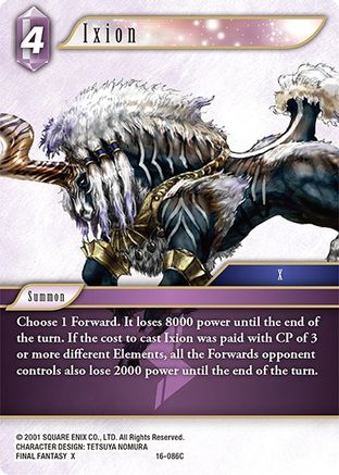 Ixion (EMISSARIES OF LIGHT) Foil - Premium Final Fantasy Single from Emissaries of Light - Just $0.48! Shop now at Game Crave Tournament Store