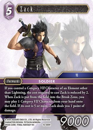 Zack (EMISSARIES OF LIGHT) Foil - Premium Final Fantasy Single from Emissaries of Light - Just $1.07! Shop now at Game Crave Tournament Store