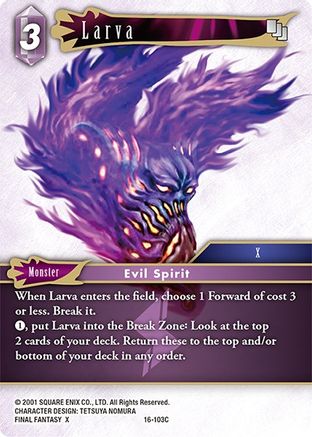 Larva (EMISSARIES OF LIGHT) Foil - Premium Final Fantasy Single from Emissaries of Light - Just $0.26! Shop now at Game Crave Tournament Store