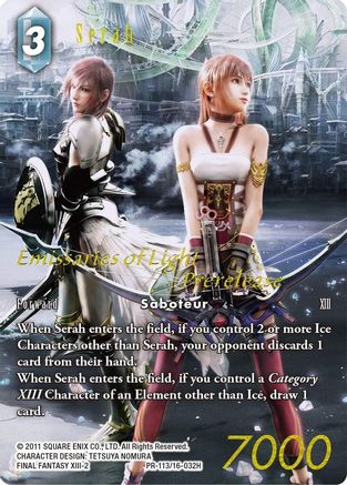 Serah (Prerelease Promo) (EMISSARIES OF LIGHT) Foil - Premium Final Fantasy Single from Emissaries of Light - Just $9.59! Shop now at Game Crave Tournament Store