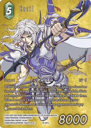 Cecil (Full Art) (EMISSARIES OF LIGHT) Foil - Premium Final Fantasy Single from Emissaries of Light - Just $27.78! Shop now at Game Crave Tournament Store