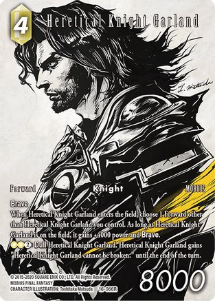 Heretical Knight Garland (Full Art) (EMISSARIES OF LIGHT) Foil - Premium Final Fantasy Single from Emissaries of Light - Just $7.54! Shop now at Game Crave Tournament Store