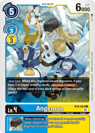 Angemon (BT8-024) - New Awakening - Premium Digimon Single from Bandai - Just $0.25! Shop now at Game Crave Tournament Store
