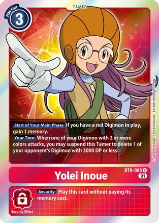 Yolei Inoue (BT8-085) - New Awakening Foil - Premium Digimon Single from Bandai - Just $0.08! Shop now at Game Crave Tournament Store