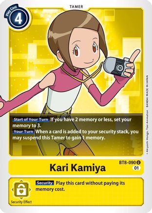 Kari Kamiya (BT8-090) - New Awakening - Premium Digimon Single from Bandai - Just $0.25! Shop now at Game Crave Tournament Store