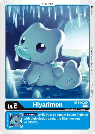 Hiyarimon (BT8-002) - New Awakening - Premium Digimon Single from Bandai - Just $0.25! Shop now at Game Crave Tournament Store