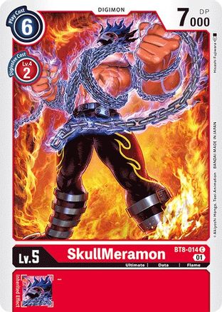 SkullMeramon (BT8-014) - New Awakening - Premium Digimon Single from Bandai - Just $0.25! Shop now at Game Crave Tournament Store