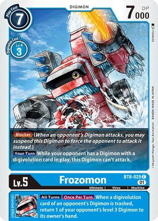 Frozomon (BT8-029) - New Awakening - Premium Digimon Single from Bandai - Just $0.25! Shop now at Game Crave Tournament Store