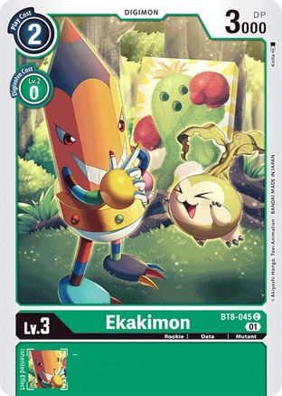 Ekakimon (BT8-045) - New Awakening - Premium Digimon Single from Bandai - Just $0.25! Shop now at Game Crave Tournament Store