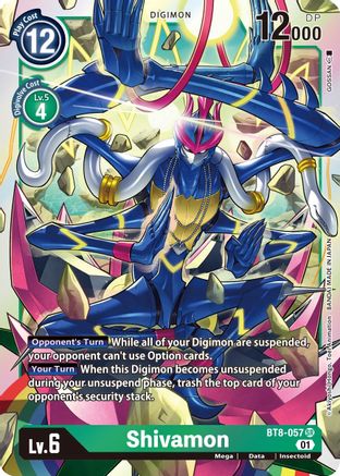 Shivamon (BT8-057) - New Awakening Foil - Premium Digimon Single from Bandai - Just $0.25! Shop now at Game Crave Tournament Store