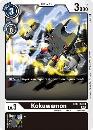 Kokuwamon (BT8-059) - New Awakening - Premium Digimon Single from Bandai - Just $0.25! Shop now at Game Crave Tournament Store