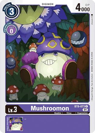 Mushroomon (BT8-073) - New Awakening - Premium Digimon Single from Bandai - Just $0.25! Shop now at Game Crave Tournament Store