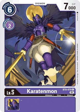 Karatenmon (BT8-078) - New Awakening - Premium Digimon Single from Bandai - Just $0.25! Shop now at Game Crave Tournament Store