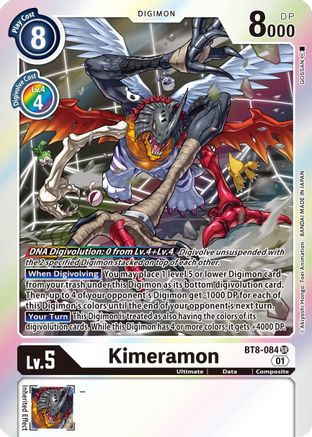 Kimeramon (BT8-084) - New Awakening Foil - Premium Digimon Single from Bandai - Just $5.97! Shop now at Game Crave Tournament Store