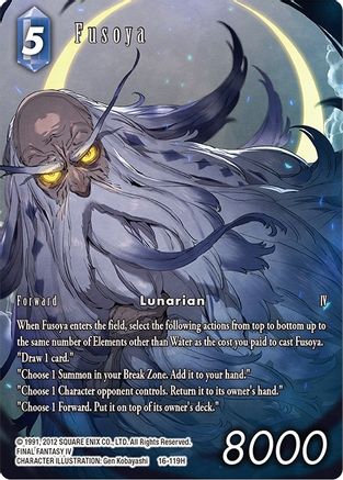 Fusoya (Full Art) (EMISSARIES OF LIGHT) Foil - Premium Final Fantasy Single from Emissaries of Light - Just $6.90! Shop now at Game Crave Tournament Store