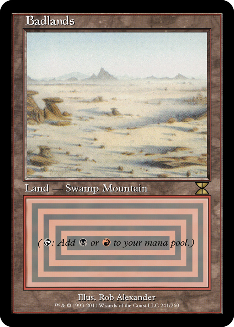 Badlands (ME4-241) - Masters Edition IV Foil - Premium MTG Single from Wizards of the Coast - Just $0! Shop now at Game Crave Tournament Store
