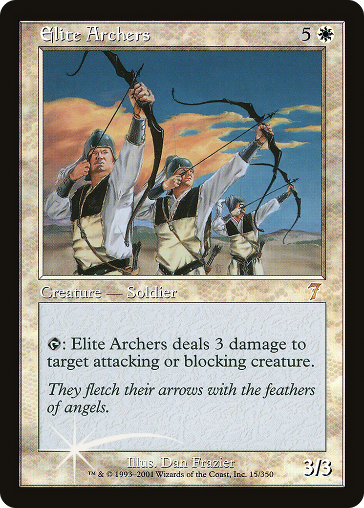 Elite Archers (7ED-15★) - Seventh Edition Foil - Premium MTG Single from Wizards of the Coast - Just $4.80! Shop now at Game Crave Tournament Store