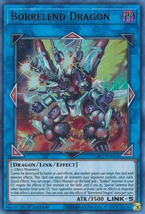 Borrelend Dragon (GFP2-EN006) - Ghosts From the Past: The 2nd Haunting 1st Edition - Premium Yugioh Single from Konami - Just $0.25! Shop now at Game Crave Tournament Store