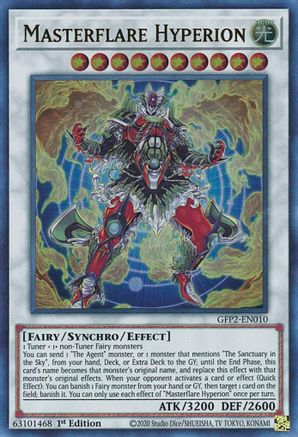 Masterflare Hyperion (GFP2-EN010) - Ghosts From the Past: The 2nd Haunting 1st Edition - Premium Yugioh Single from Konami - Just $0.25! Shop now at Game Crave Tournament Store